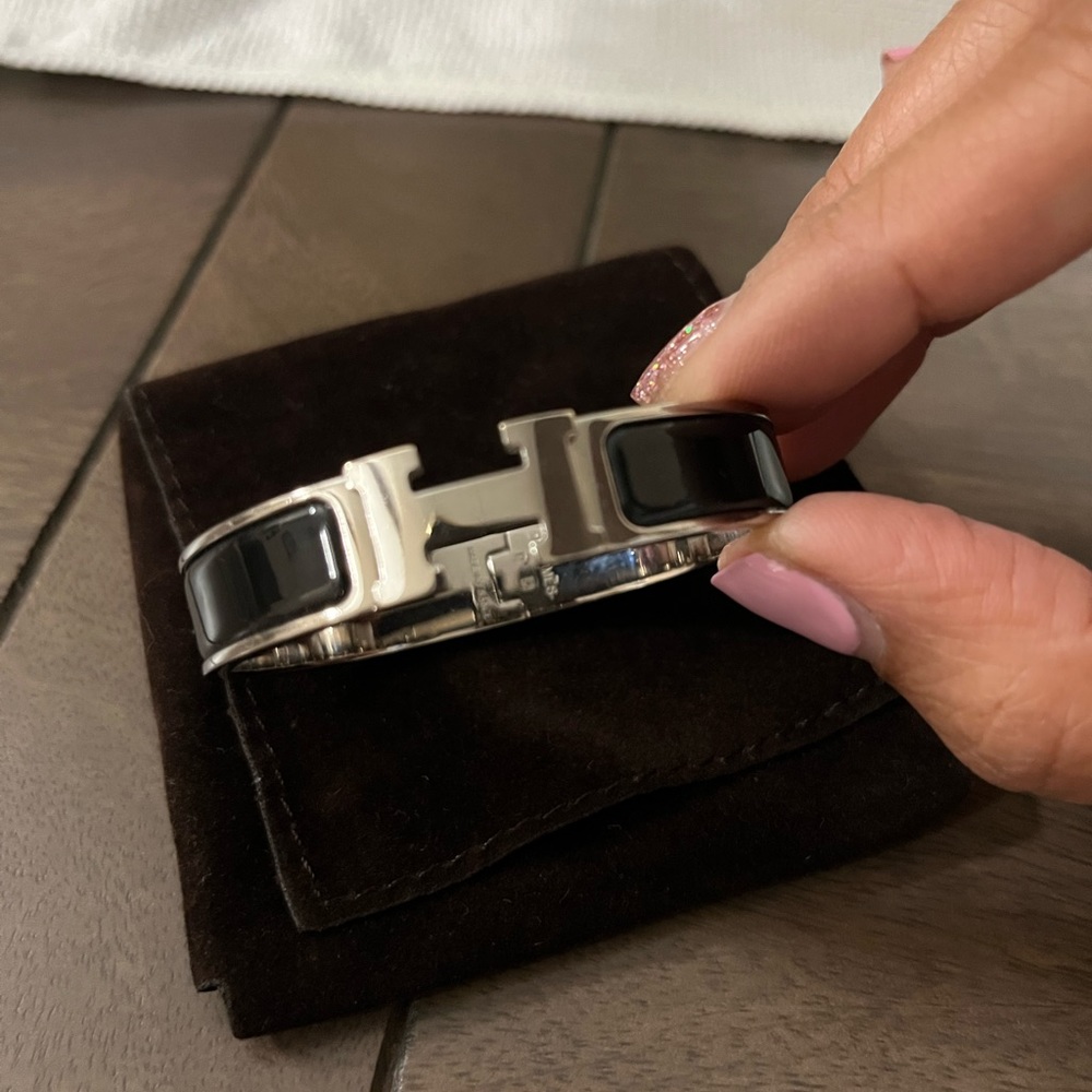 ❤️SOLD❤️Authentic Hermes Clic Clac Bracelet